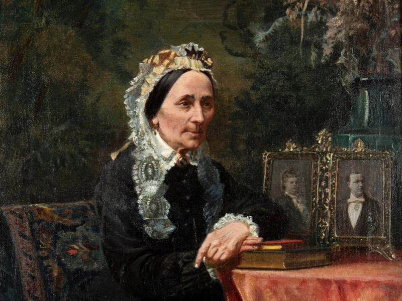 1837-Vincent Stoltenberg Lerche - Tobine Christophersen, moglie del doganiere Ole Christophersen - Slottsfjellsmuseet